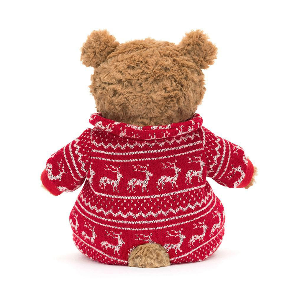 JELLYCAT BARTHOLOMEW BEAR WINTER PYJAMAS BARM2WPJ