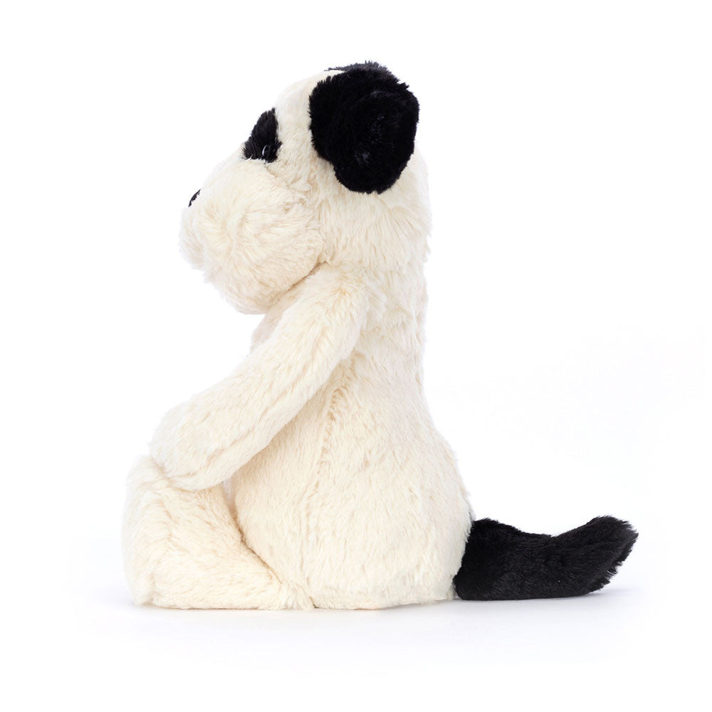 JELLYCAT BASHFUL BLACK & CREAM PUPPY BAS3BCPN