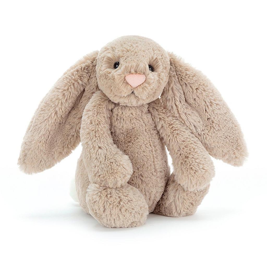 JELLYCAT MEDIUM BEIGE BASHFUL BUNNY BAS3B