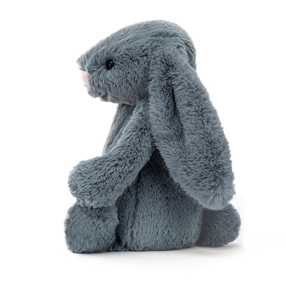 JELLYCAT MEDIUM BASHFUL DUSKY BLUE BUNNY BAS3DUSKB