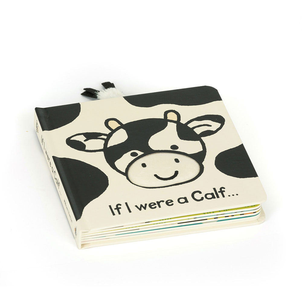 JELLYCAT IF I WERE A CALF BOARD BOOK BB44CALF