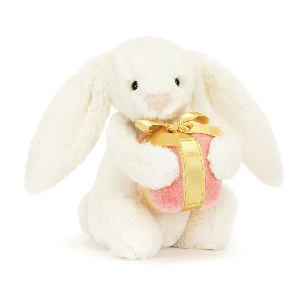 JELLYCAT BASHFUL BUNNY WITH PRESENT BB6PR