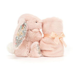 JELLYCAT BLOSSOM BLUSH BUNNY SOOTHER BBL4BLU