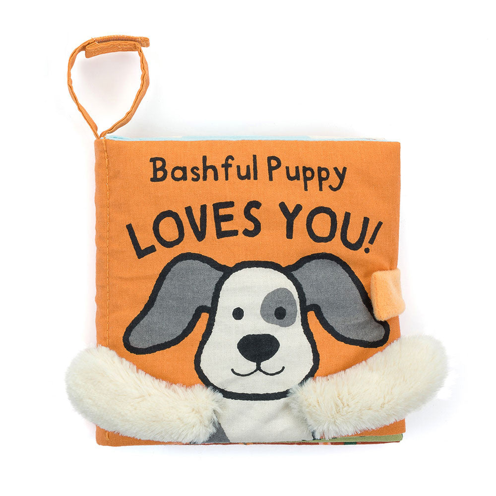 JELLYCAT BASHFUL PUPPY LOVES YOU BOOK BK4BPLY