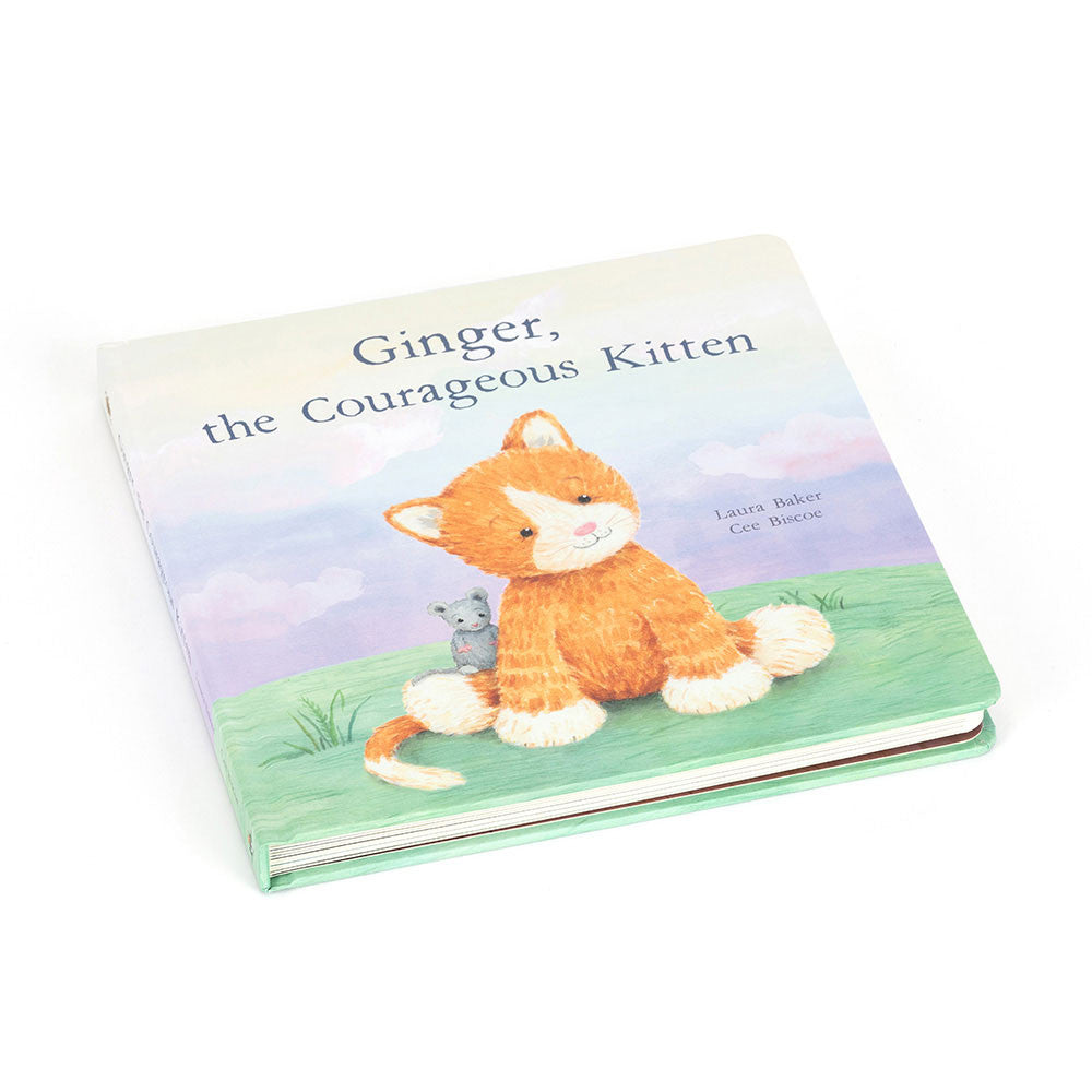 JELLYCAT GINGER THE COURAGEOUS KITTEN BOOK BK4CK