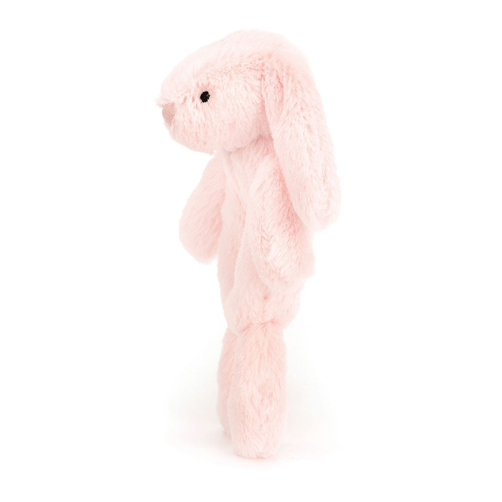 JELLYCAT BASHFUL PINK BUNNY RING RATTLE BRR4BP