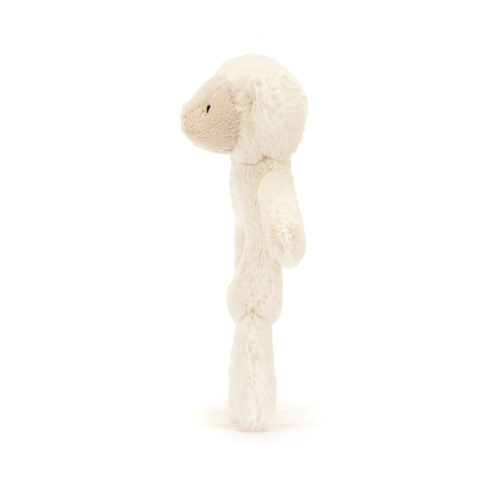 JELLYCAT BASHFUL LAMB RING RATTLE BRR4LAM