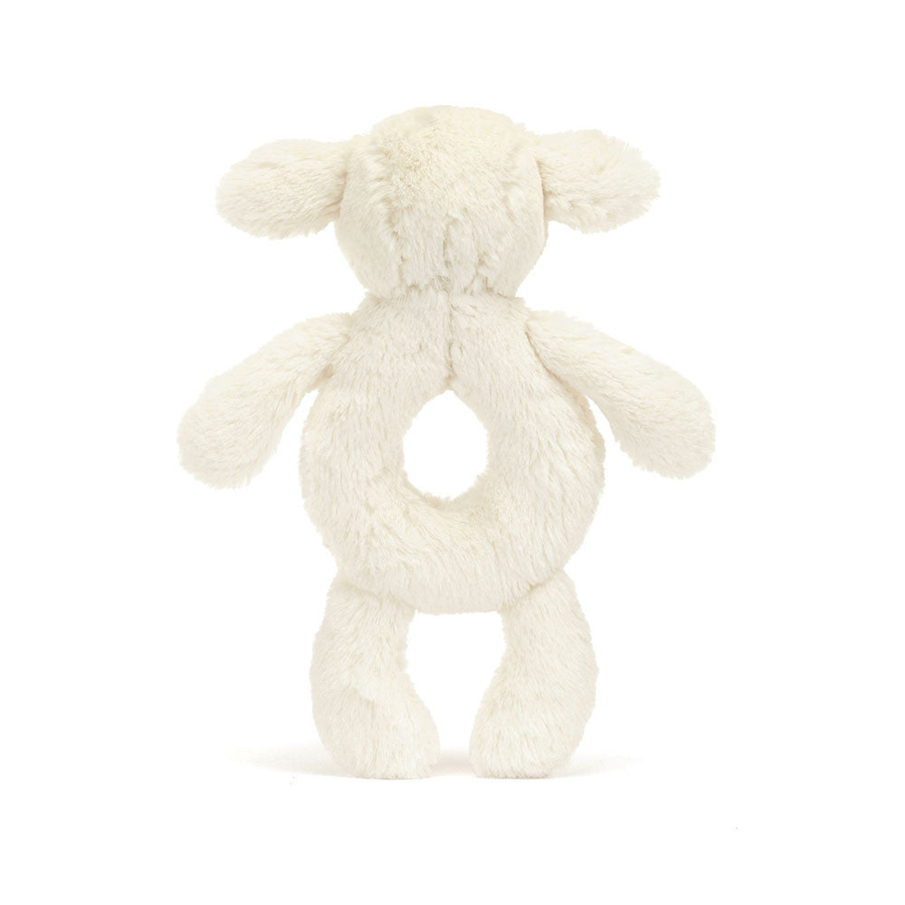 JELLYCAT BASHFUL LAMB RING RATTLE BRR4LAM