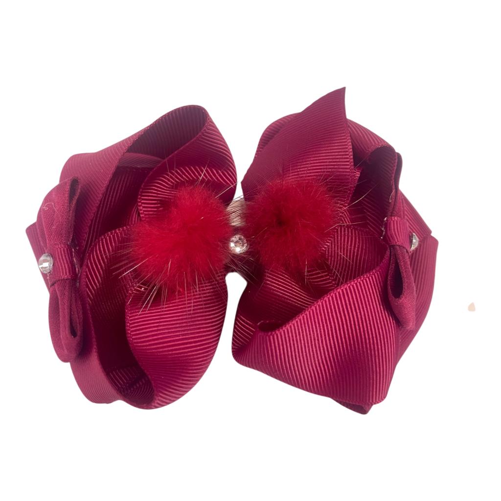 CHEVRON CHIC HAIR BOW