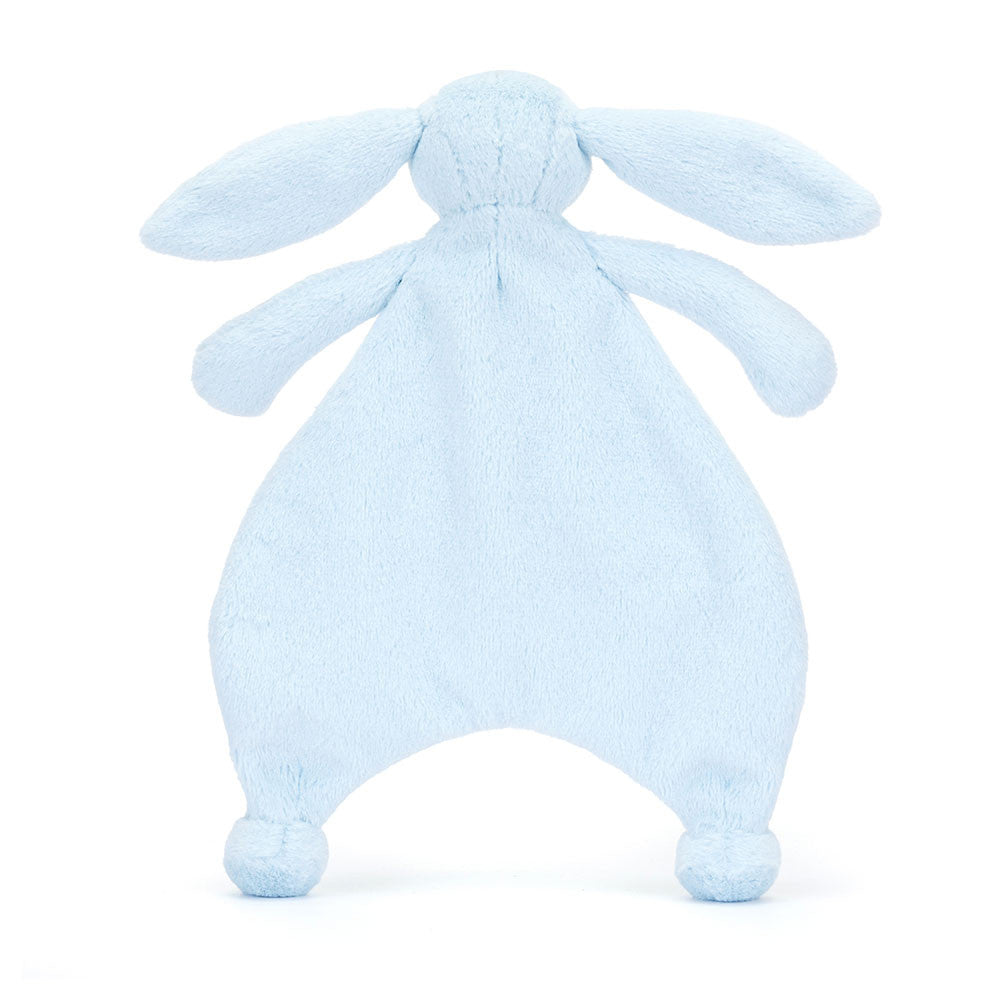 JELLYCAT BASHFUL BLUE BUNNY COMFORTER CMF4BB