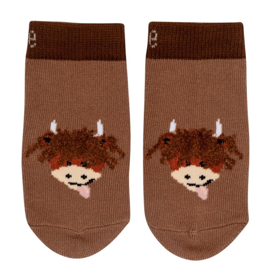 BLADE & ROSE HAMISH HIGHLAND COW SOCKS NHS