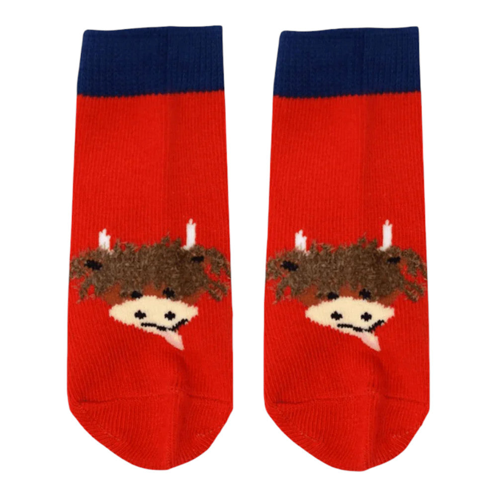 BLADE &amp; ROSE HAMISH HIGHLAND COW SOCKS