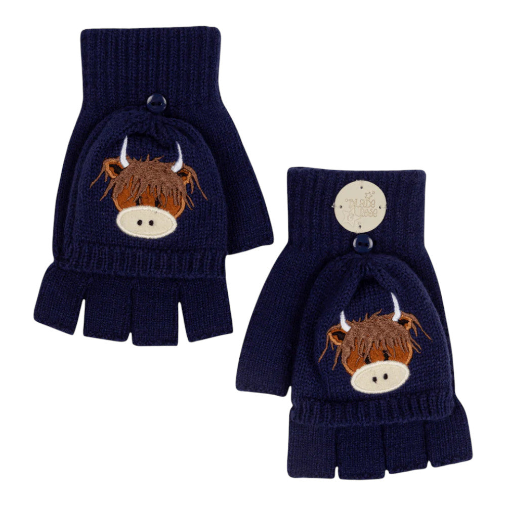 BLADE &amp; ROSE HAMISH HIGHLAND COW GLOVES