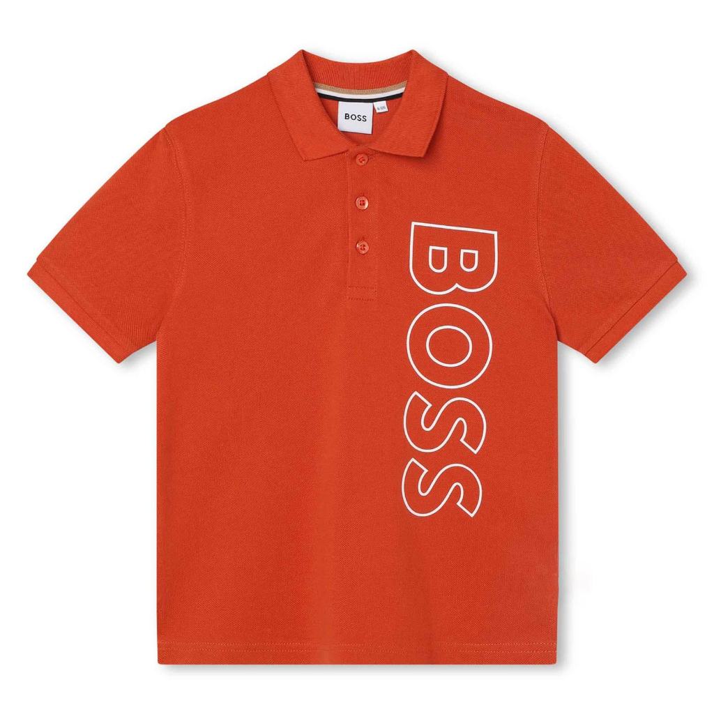 BOSS POLO SHIRT J25O98 Designer Childrenswear Puddleduckskids
