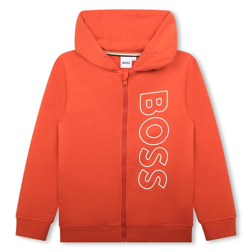 BOSS ZIP UP HOODIE J25Q25