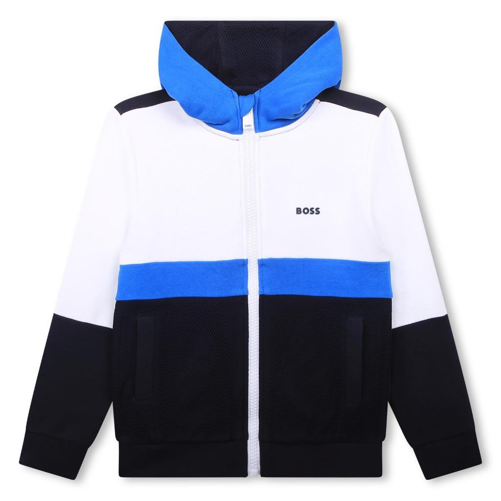 BOSS ZIP UP HOODIE J25Q27