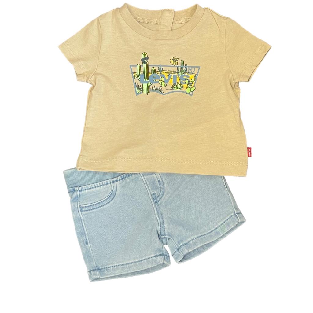 LEVIS T SHIRT &amp; SHORTS SET K405