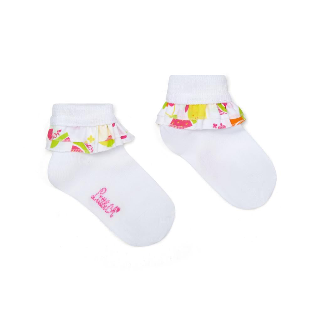 LITTLE A POPPY ANKLE SOCKS LA26210