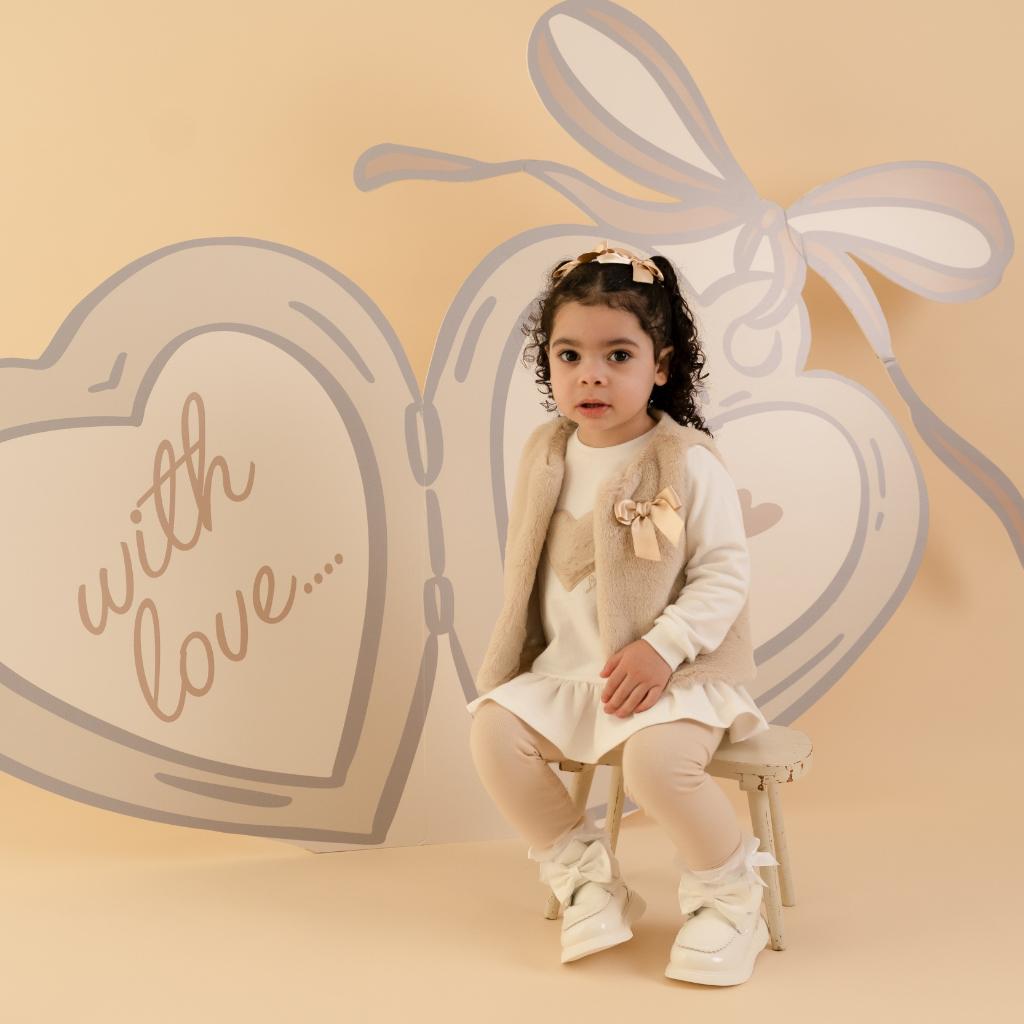 LITTLE A DANI FUR GILET LA26401