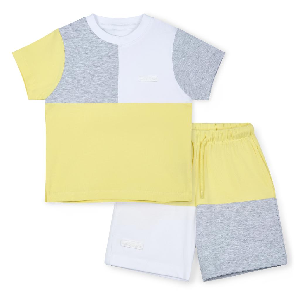 MITCH & SON GRAY SHORTS SET MS25211