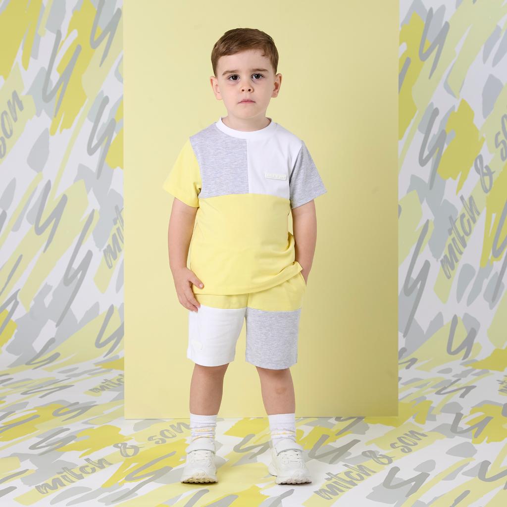 MITCH & SON GRAY SHORTS SET MS25211