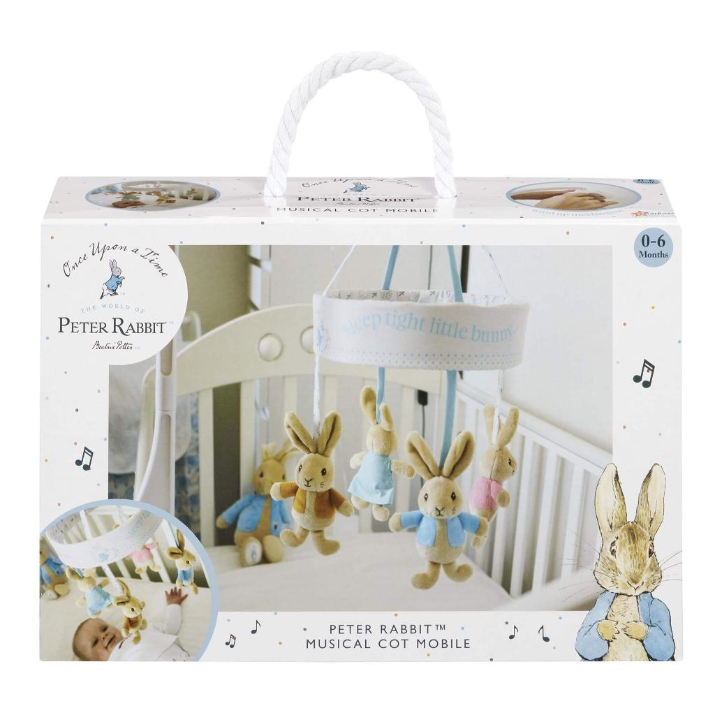 PETER RABBIT MUSICAL COT MOBILE