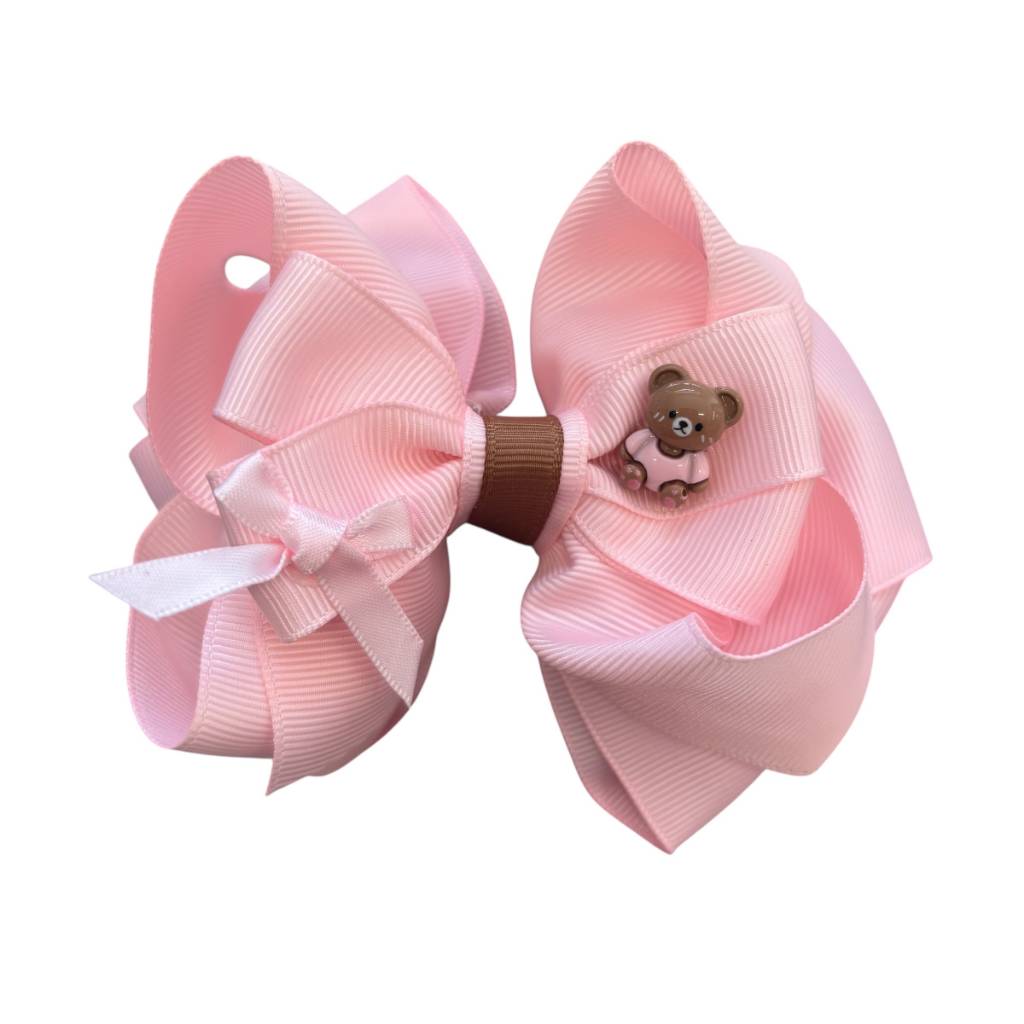 TEDDY BEAR BAKERY HAIR BOW