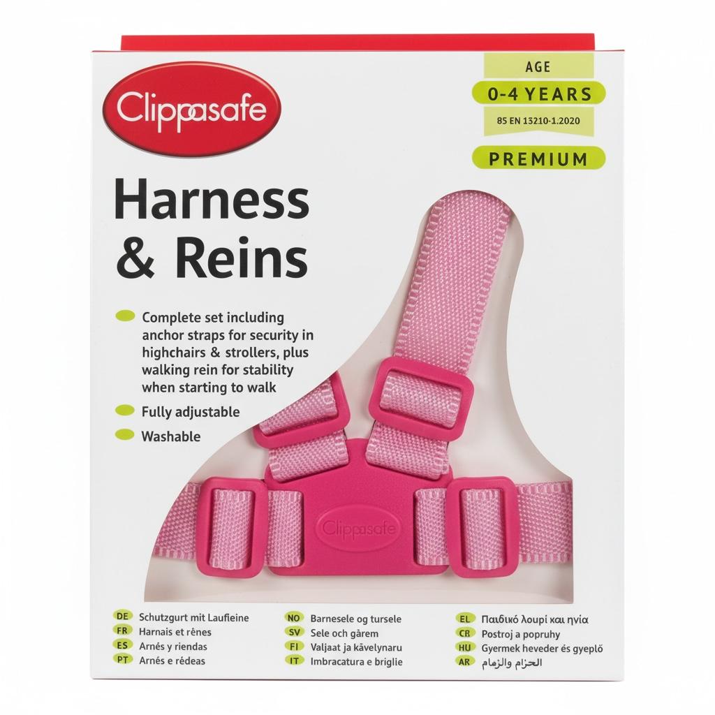 CLIPPASAFE PREMIUM HARNESS & REINS