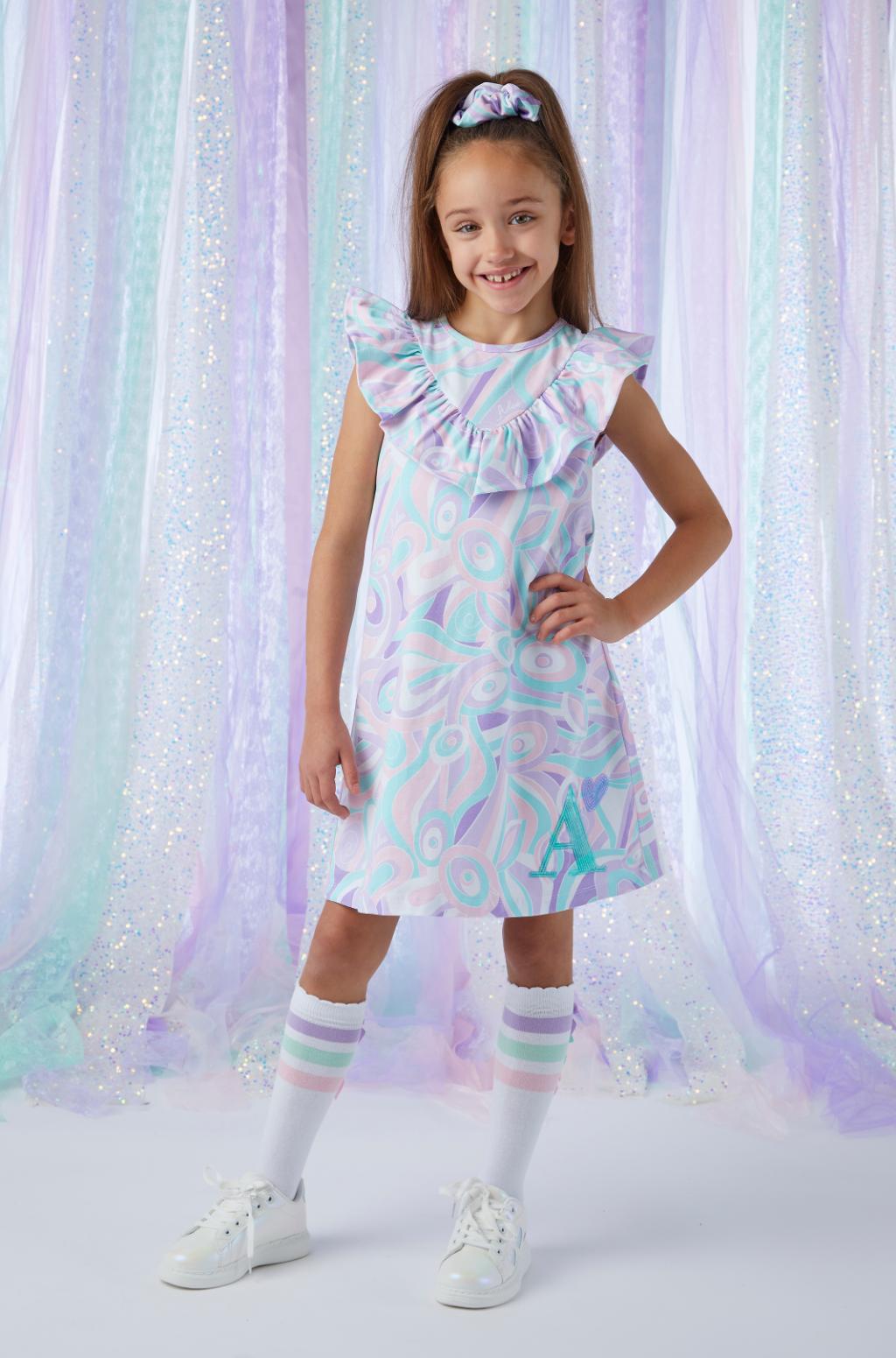 A DEE POPPING PASTELS NATASHA DRESS S243709