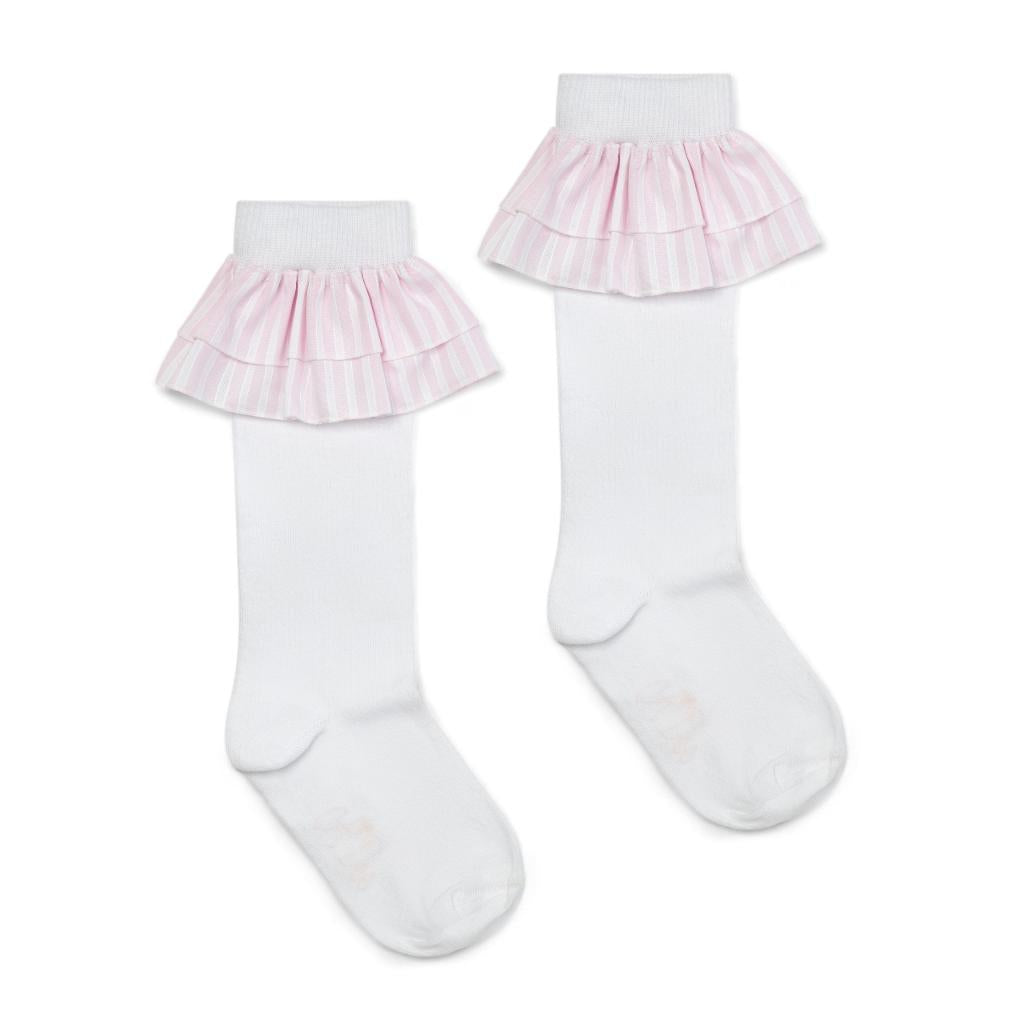 A DEE HEAVENLY HYDRANGEA COLETTE KNEE HIGH SOCKS S251902