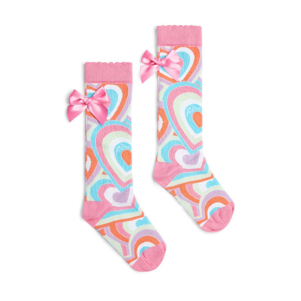A DEE POP HEARTS ELENA KNEE HIGH SOCKS S253919