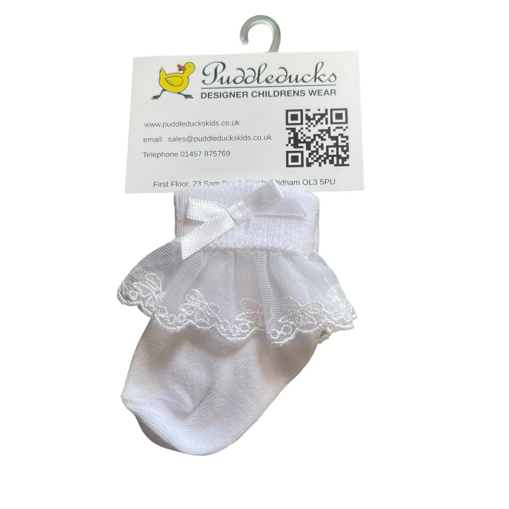 PEX BOW LACE SOCKS S5221