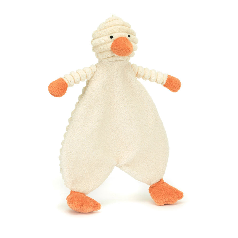 JELLYCAT BABY CORDY ROY DUCKLING COMFORTER SRS4DK