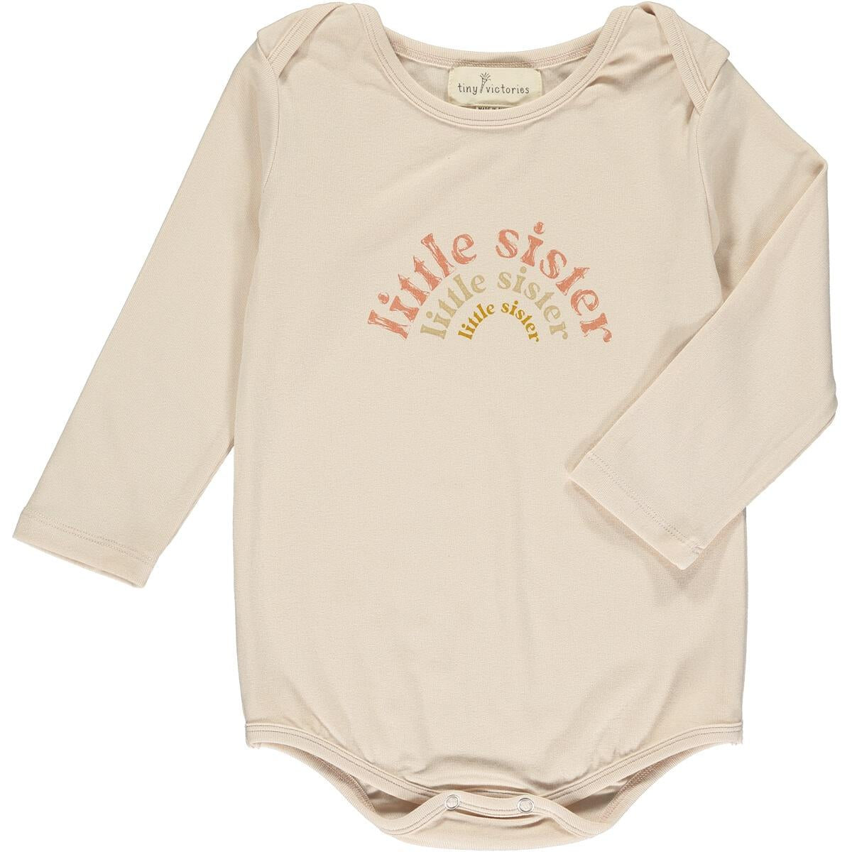 TINY VICTORIES LITTLE SISTER BODYSUIT TV152B