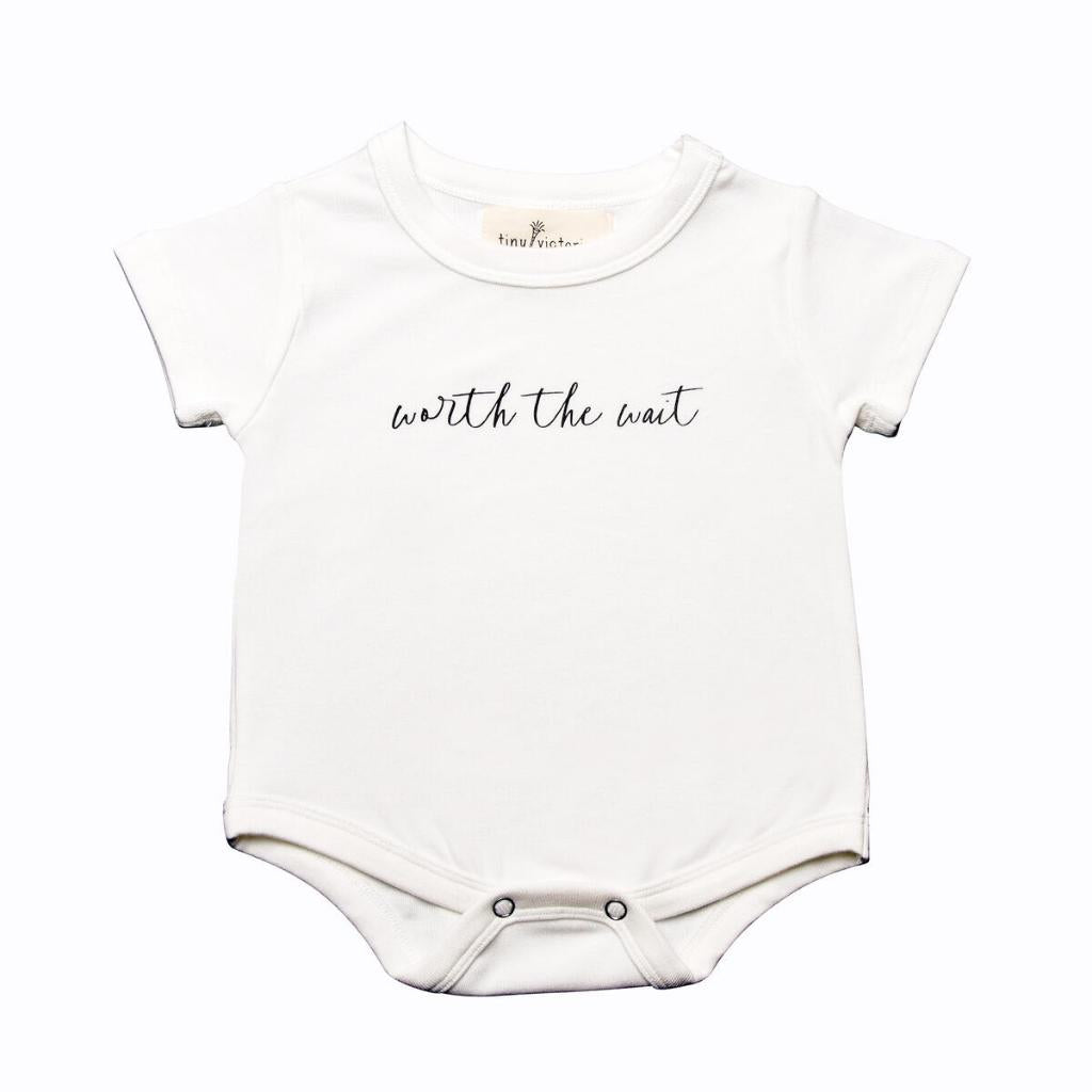 TINY VICTORIES WORTH THE WAIT BODYSUIT TV240F