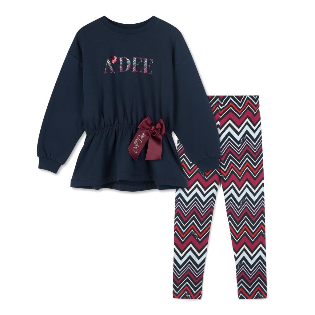 A DEE CHEVRON CHARM CELINE LEGGING SET W263522
