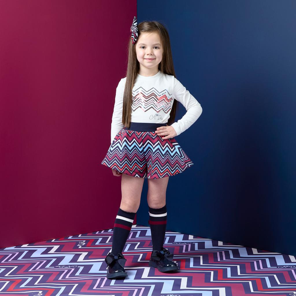 A DEE CHEVRON CHARM CLARA SHORT SET W263528