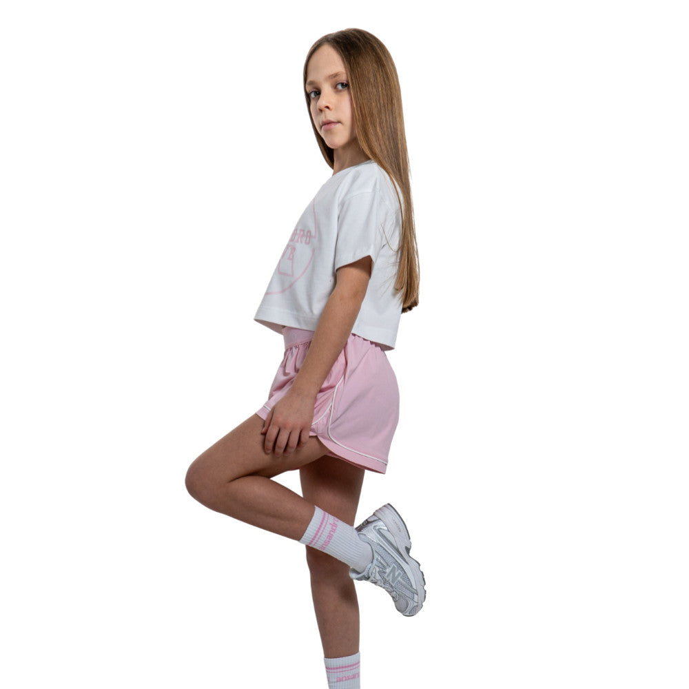 ANSANDRO BLUSH RUN SHORTS & TEE SET