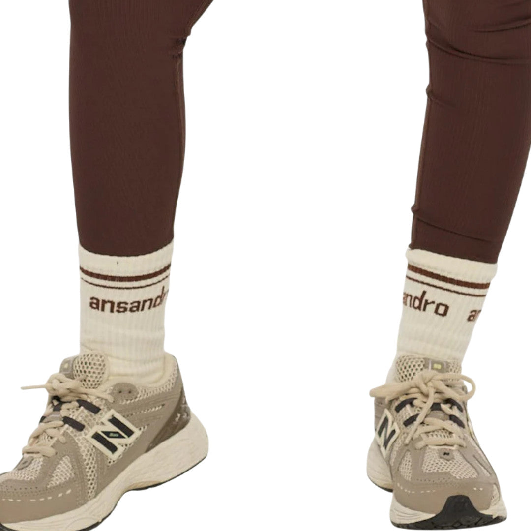 ANSANDRO CHOCOLATE BANDING SOCKS