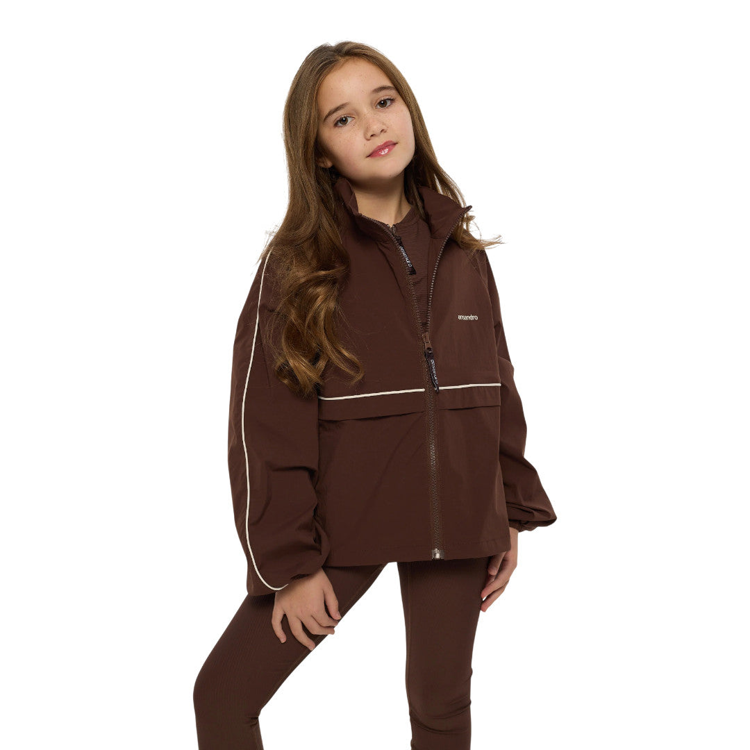 ANSANDRO CHOCOLATE WINDBREAKER