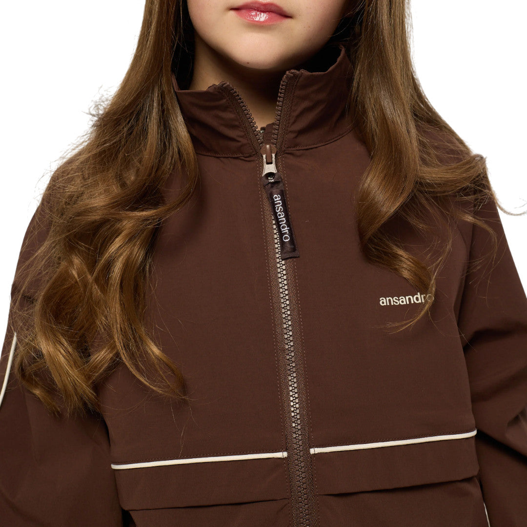 ANSANDRO CHOCOLATE WINDBREAKER