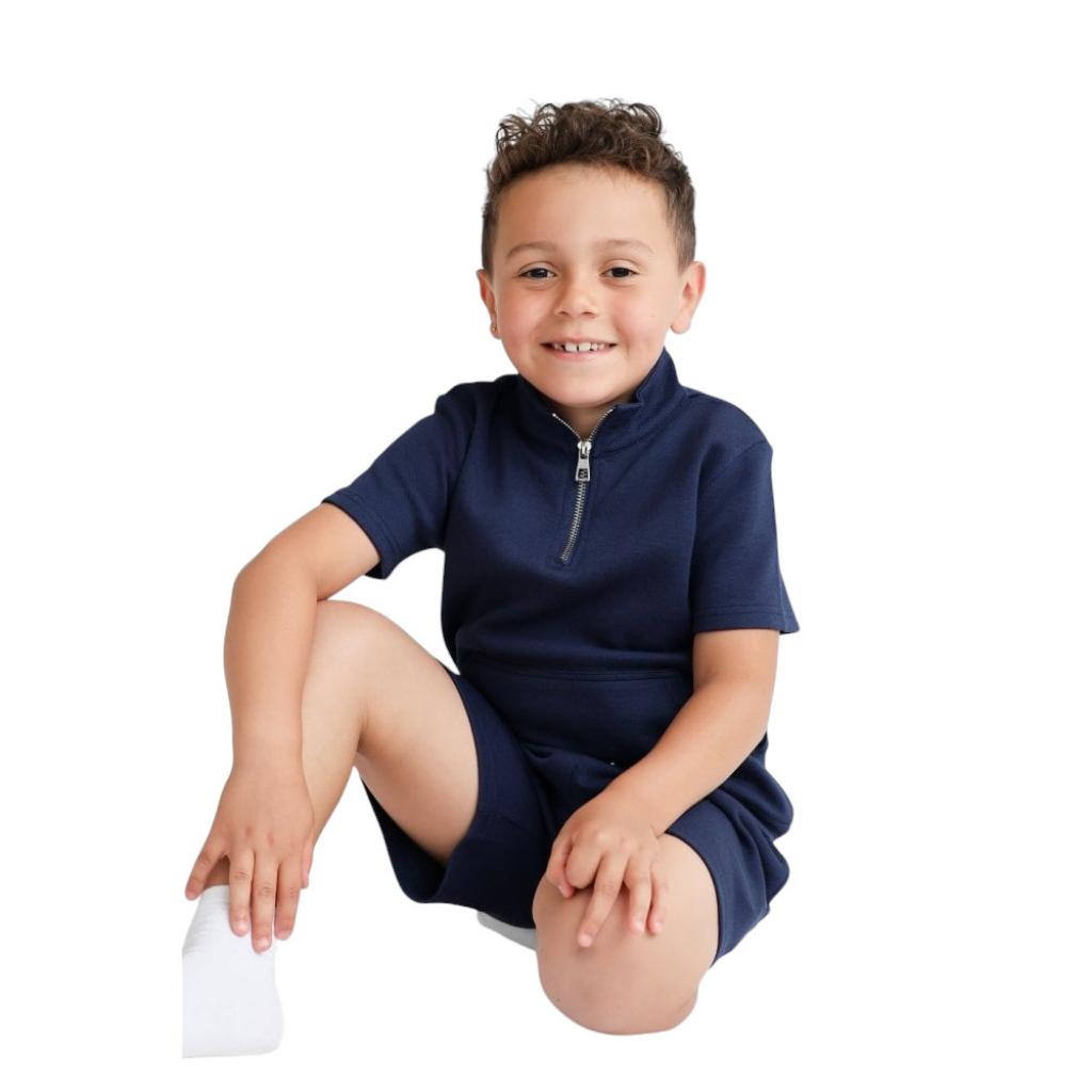 HARRIS KIDS DOUGIE POLO SHIRT & SHORTS SET