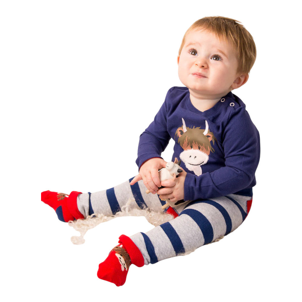 BLADE & ROSE HAMISH HIGHLAND COW SOCKS