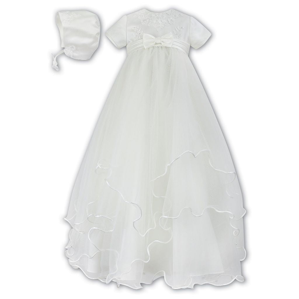 SARAH LOUISE CHRISTENING ROBE &amp; BONNET 1096 I