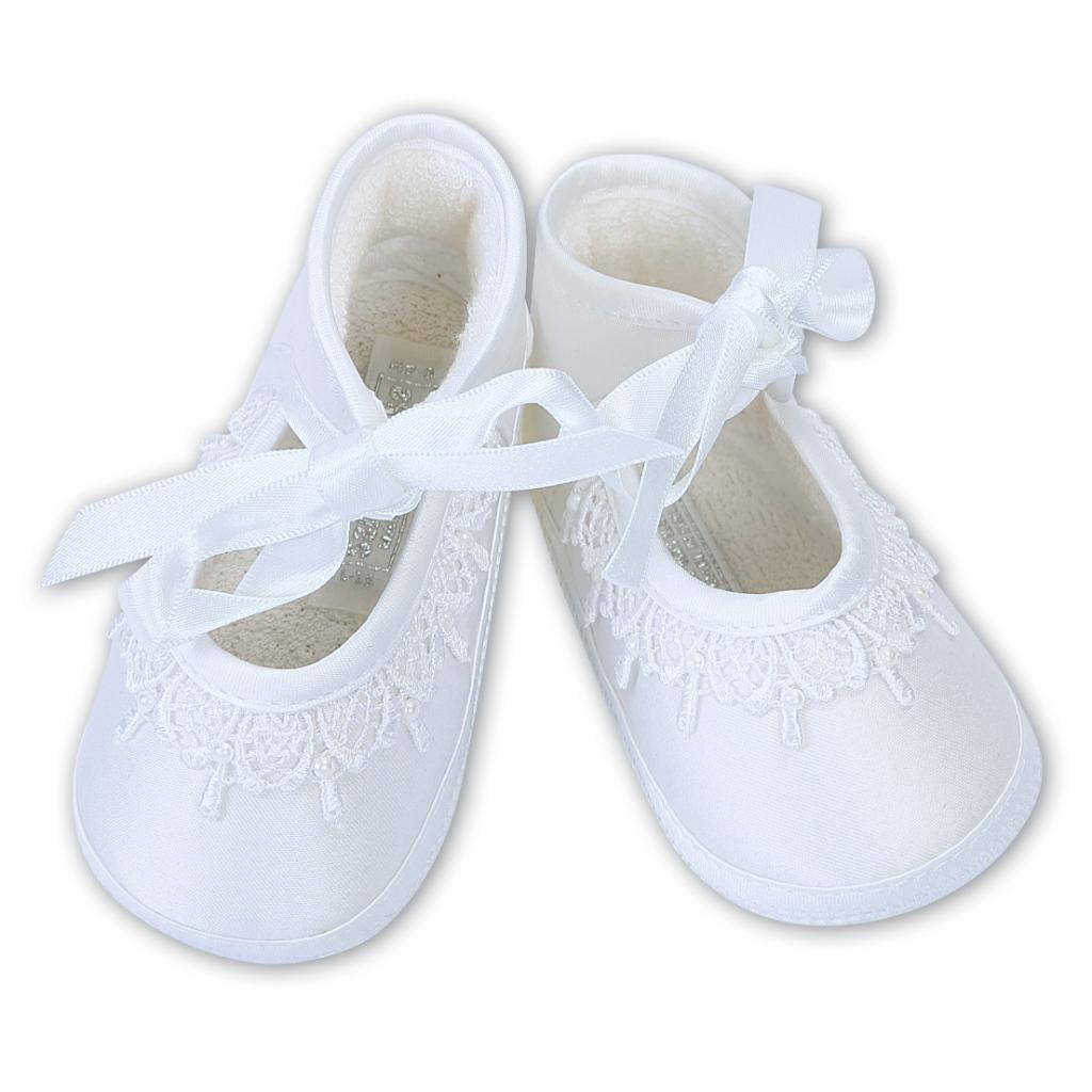 SARAH LOUISE CHRISTENING SHOES 004420w