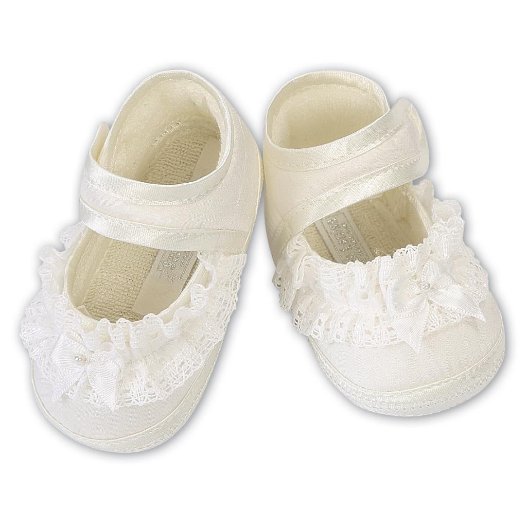 SARAH LOUISE CHRISTENING SHOES 004424i