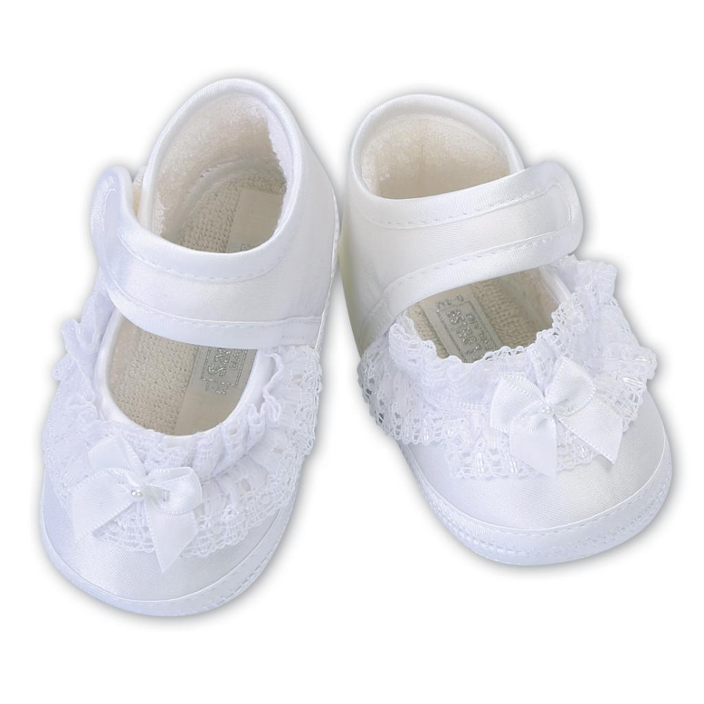 SARAH LOUISE CHRISTENING SHOES 004424W