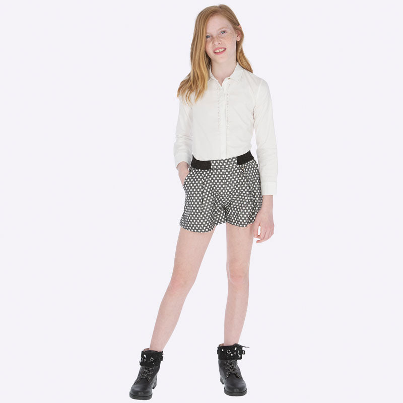 MAYORAL SPOTTY SHORTS WITH ELASTICATED WAIST 7202 43