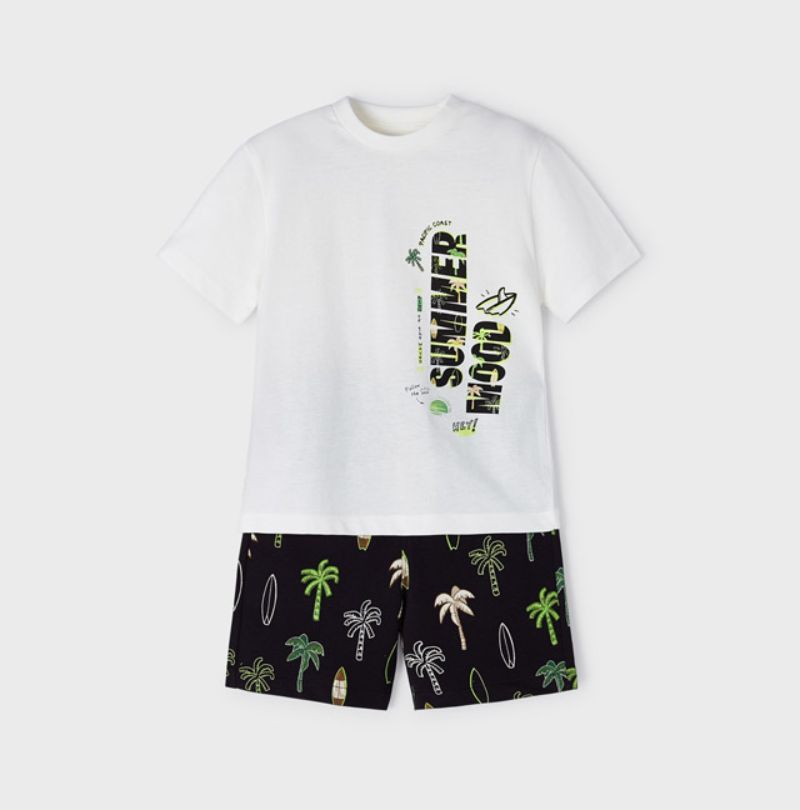 MAYORAL T SHIRT &amp; SHORTS SET 3678