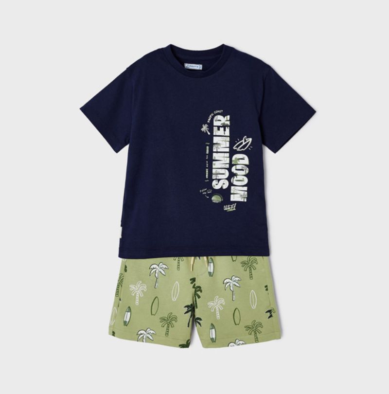 MAYORAL T SHIRT &amp; SHORTS SET 3678